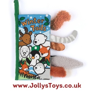 Jellycat Winter Tails Soft Book